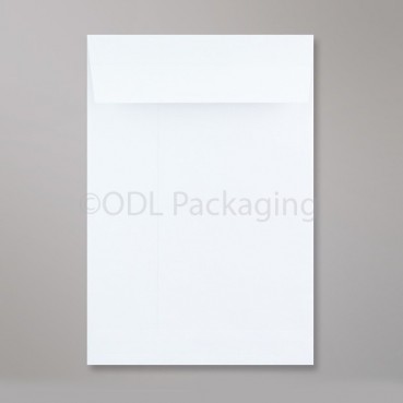 White Gusset Envelopes 254 x 178 x 25mm 120gsm