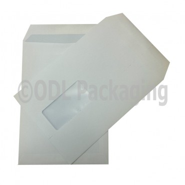 C5 Self Seal White Envelopes with Window 229 x 162mm 90gsm
