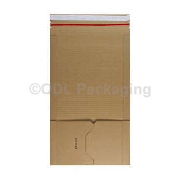 A5 Size Brown Book Wrap E Flute 217 x 155 x 60mm