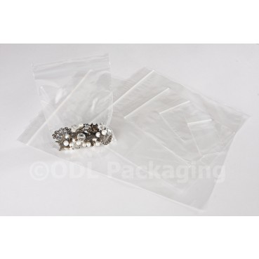 2.25" x 2.25" (56mm x 56mm) Clear Grip Seal Bags