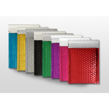 Metallic Foil Bubble Lined Padded Mailing Bags 165mm x 165mm