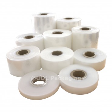 Clear Rolls of Polythene Plastic Lay Flat Tubing 120, 250, 500 & 1000 Gauge - 4"