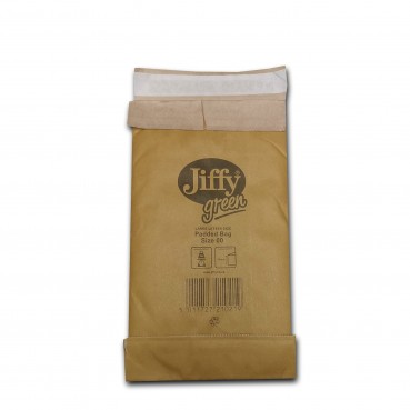 JPB00 Original Jiffy Green Heavy Duty Padded Bags - 105mm x 229mm