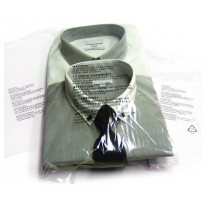 Clear 14" x 17" Garment Bags Polypropylene Protection Mailing Bags With Warning Notice