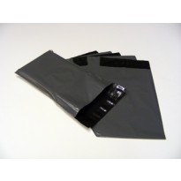 23" x 28" Tri-ex Grey Outer / Black Inner Polythene Plastic Mailing Bags